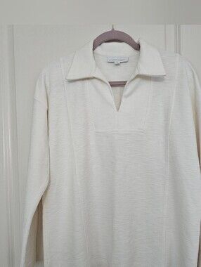 NWOT - Pure Jill Johnny Collar Top - Medium